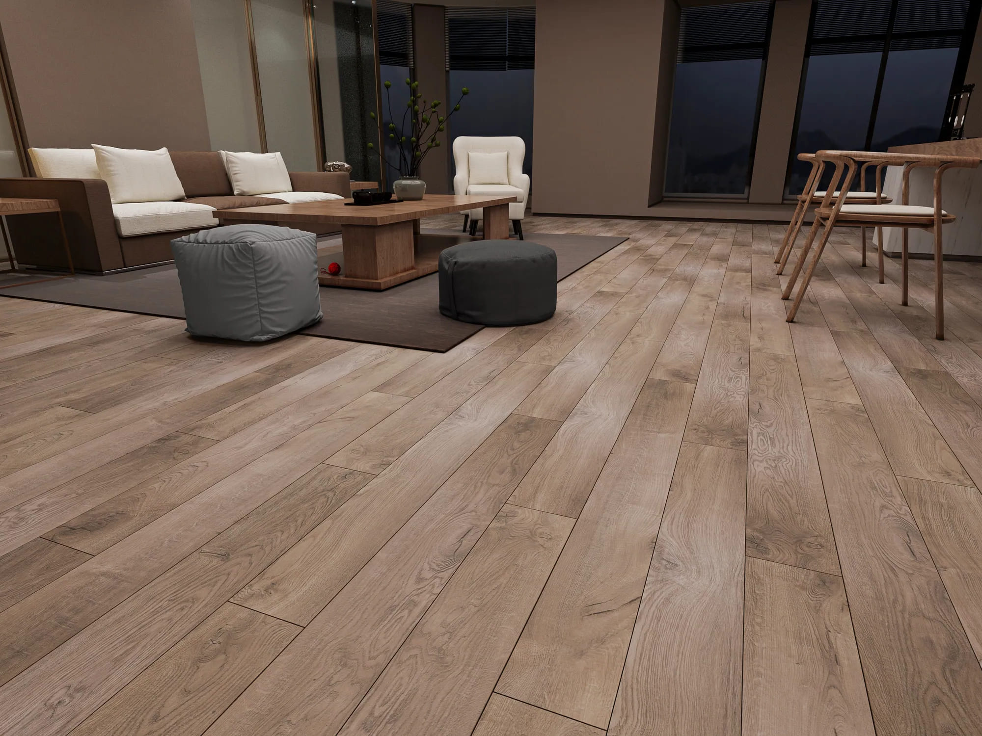 Ламинат My Step Terra Aqua Block Дуб Ватикан MS138AB 1380×157×8 фото в интерьере