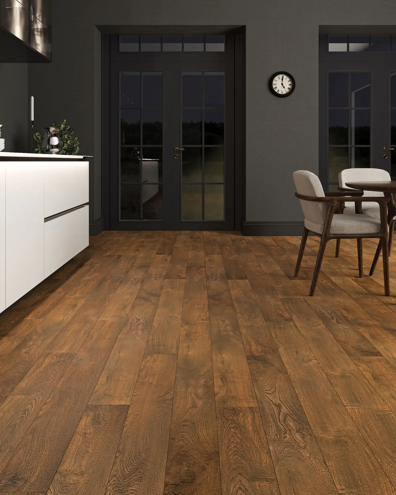 Ламинат My Step Terra Aqua Block Дуб Флоренция MS158AB 1380×157×8 фото в интерьере