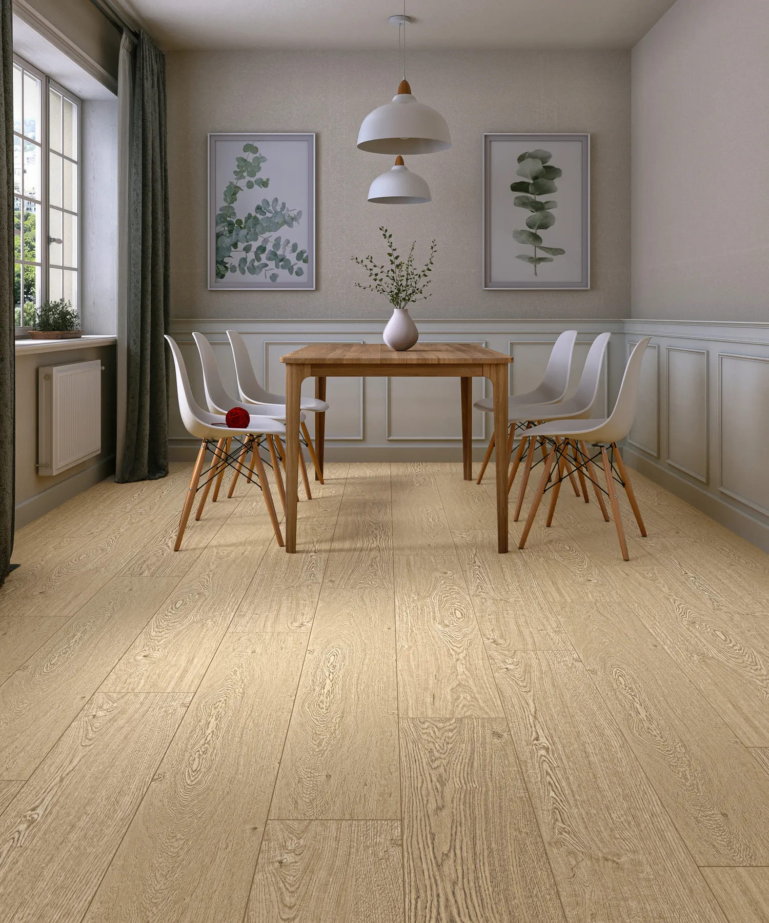 Ламинат My Step Ocean Дуб Амур MS278AB 1380×242×8 фото в интерьере