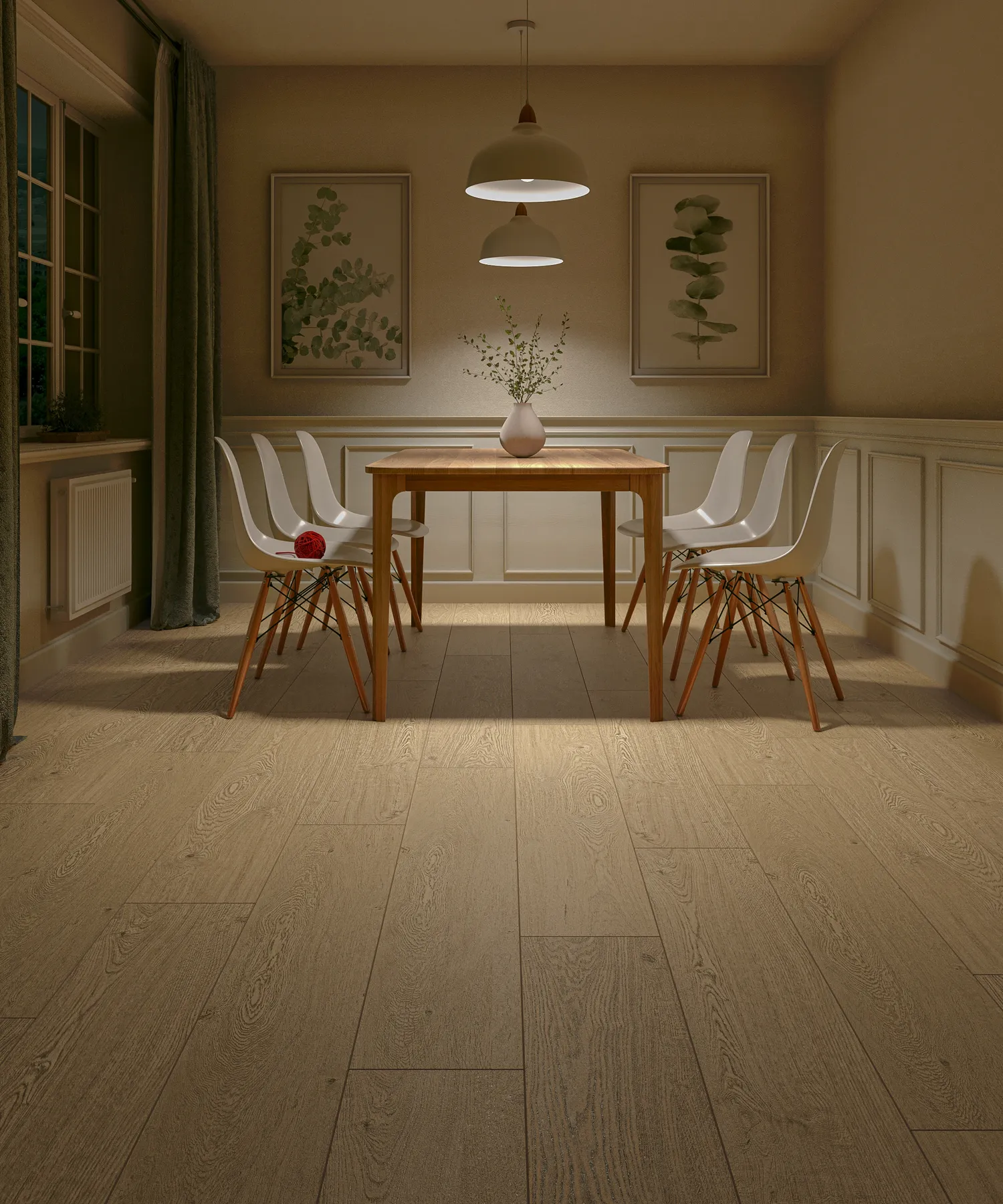 Ламинат My Step Ocean Дуб Амур MS278AB 1380×242×8 фото в интерьере