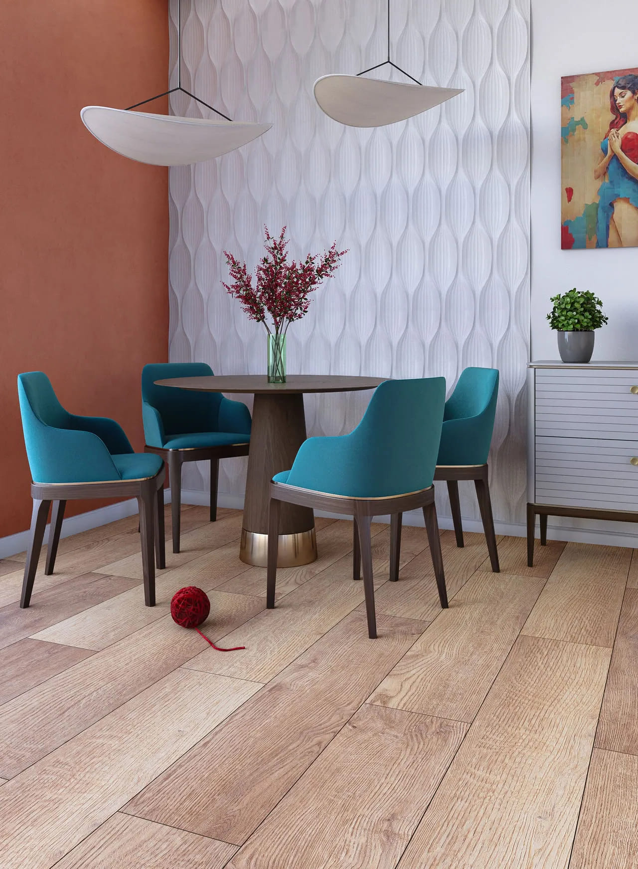 Ламинат My Step Mega Evolution XL Дуб Лиссабон MS468 1285×280×8 фото в интерьере