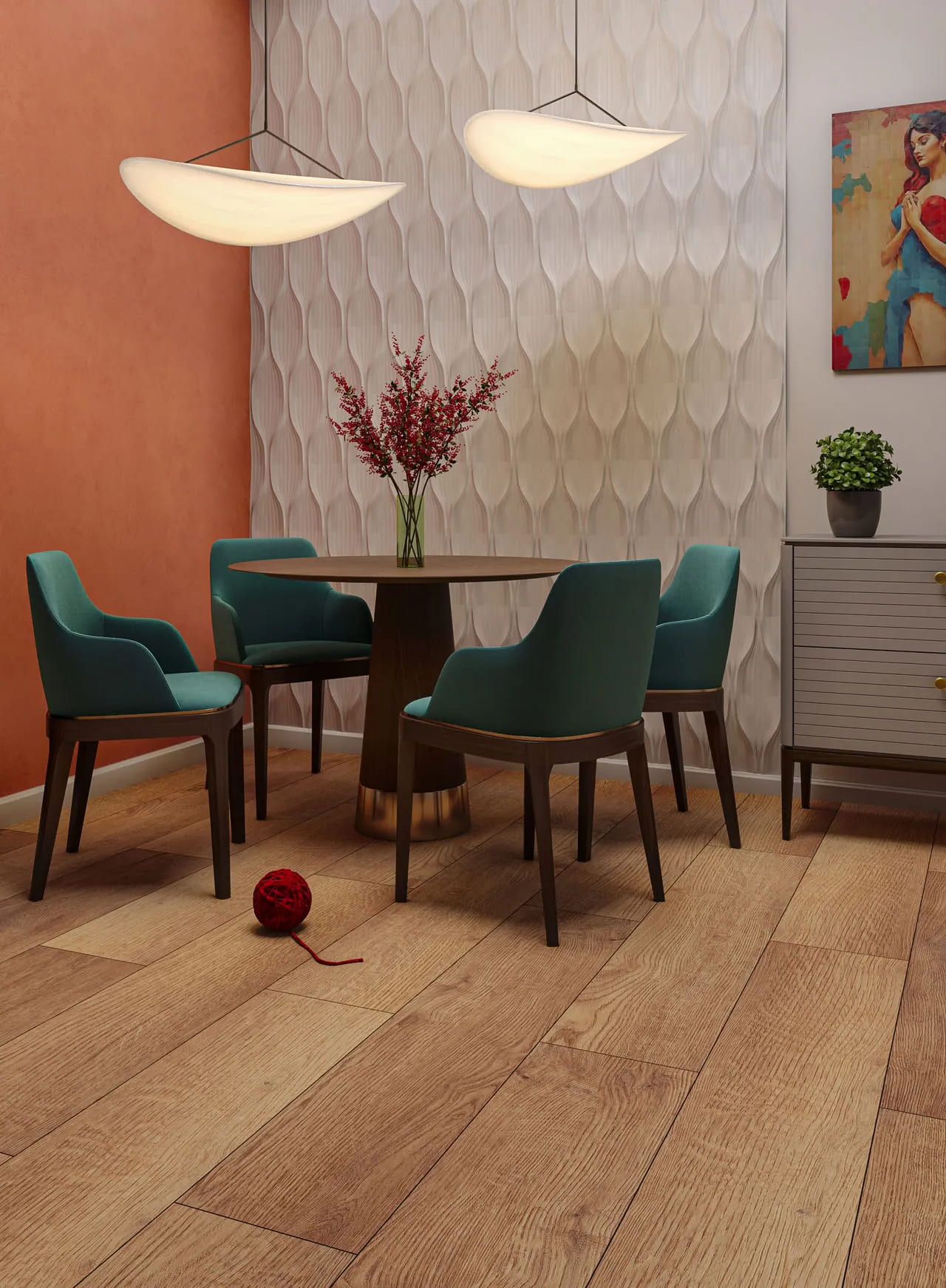 Ламинат My Step Mega Evolution XL Дуб Лиссабон MS468 1285×280×8 фото в интерьере