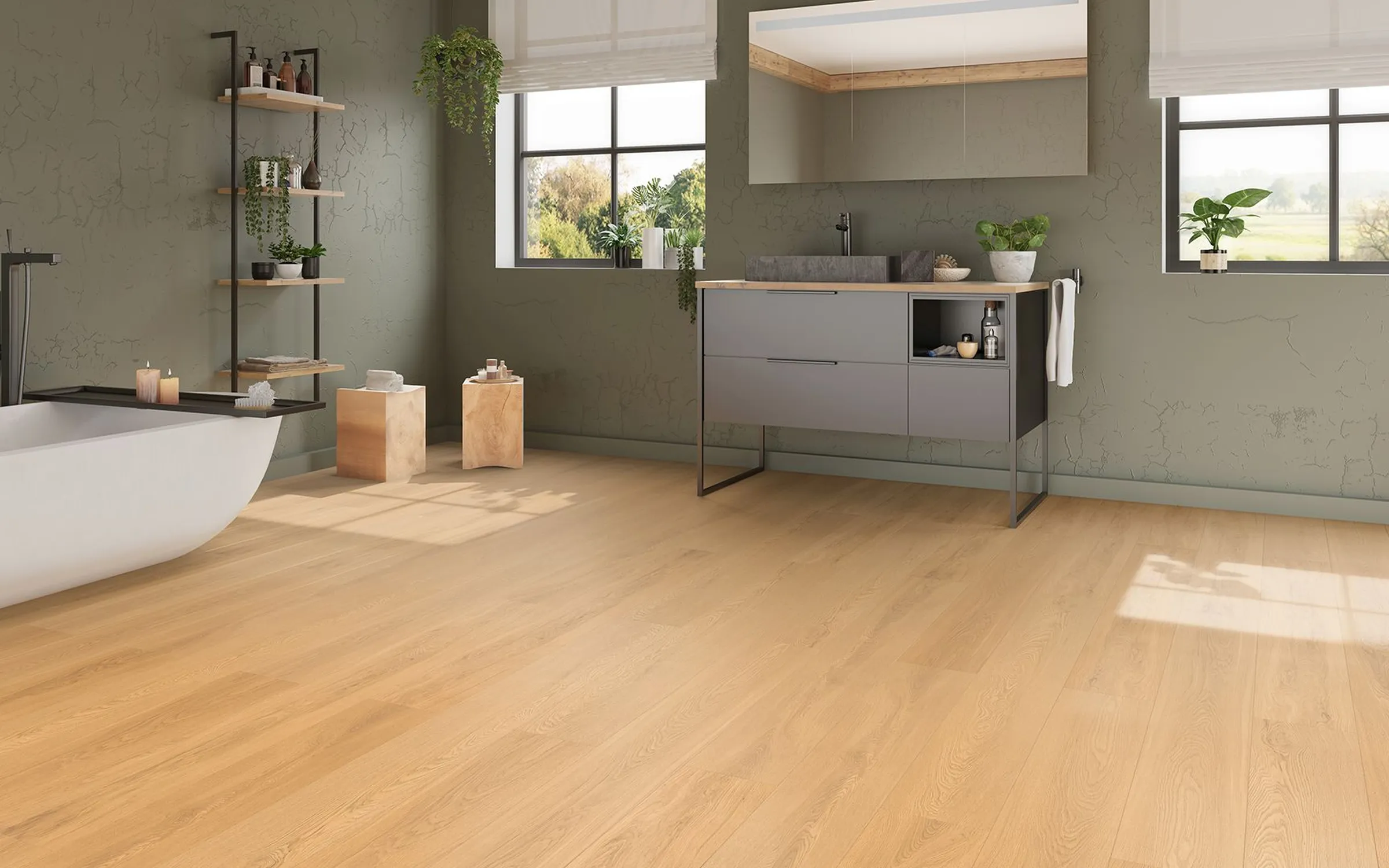 Ламинат My Step Grande XXL Neuschwanstein 62969 1790×241×10 фото в интерьере