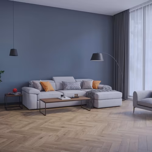 Ламинат My Step Herringbone Manor+ Дуб Сурин венгерская елка MS3510 643×131×10