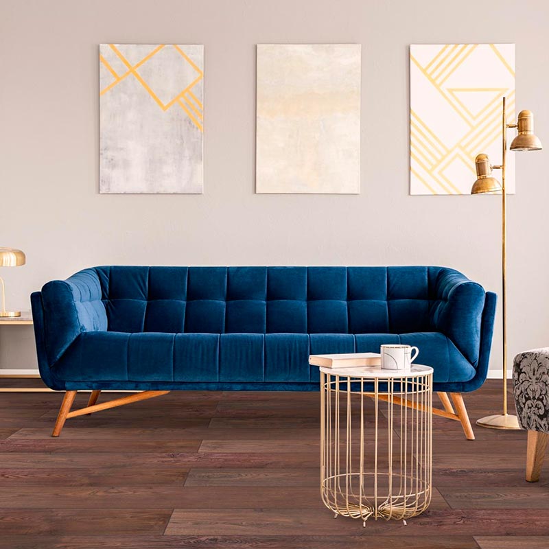 Ламинат My Step Fortis Дуб Корунд MS312 1375×188×12 фото в интерьере