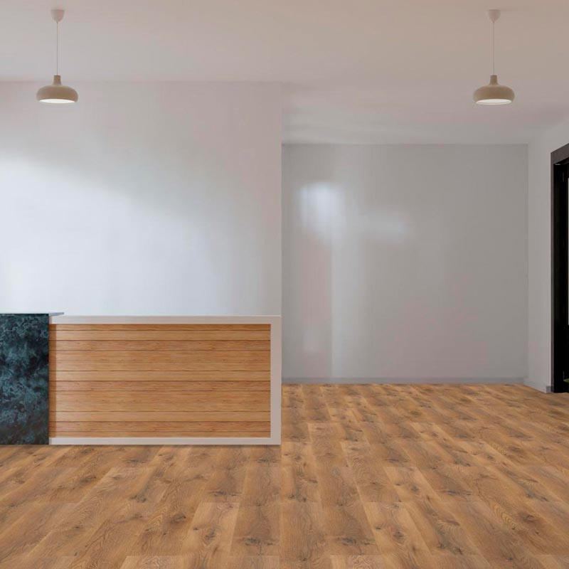 Ламинат My Step Mega 12 Дуб Кельн MS2912 1285×192×12 фото в интерьере