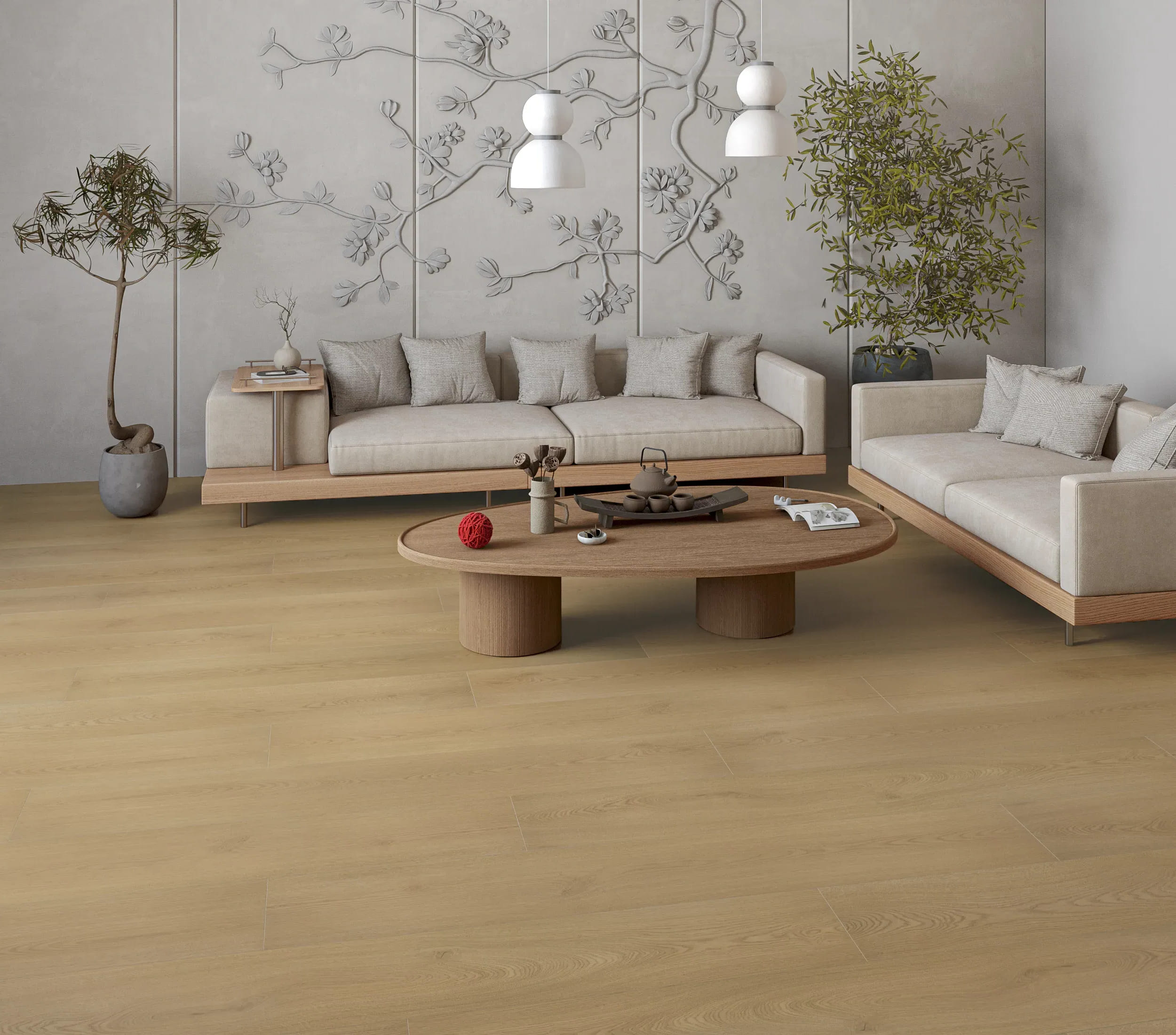 Ламинат My Step Fortis XL Дуб Обсидиан MS7012 1518×239×12 фото в интерьере