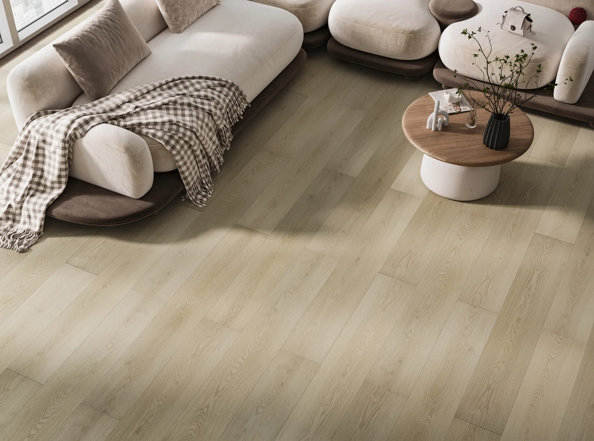 Ламинат My Step Fortis XL Дуб Гелис MS7112 1518×239×12 фото в интерьере