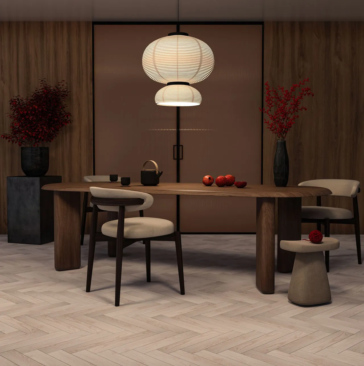 Ламинат My Step Herringbone Dunay MS3012 венгерская елка 475×95×12 фото в интерьере