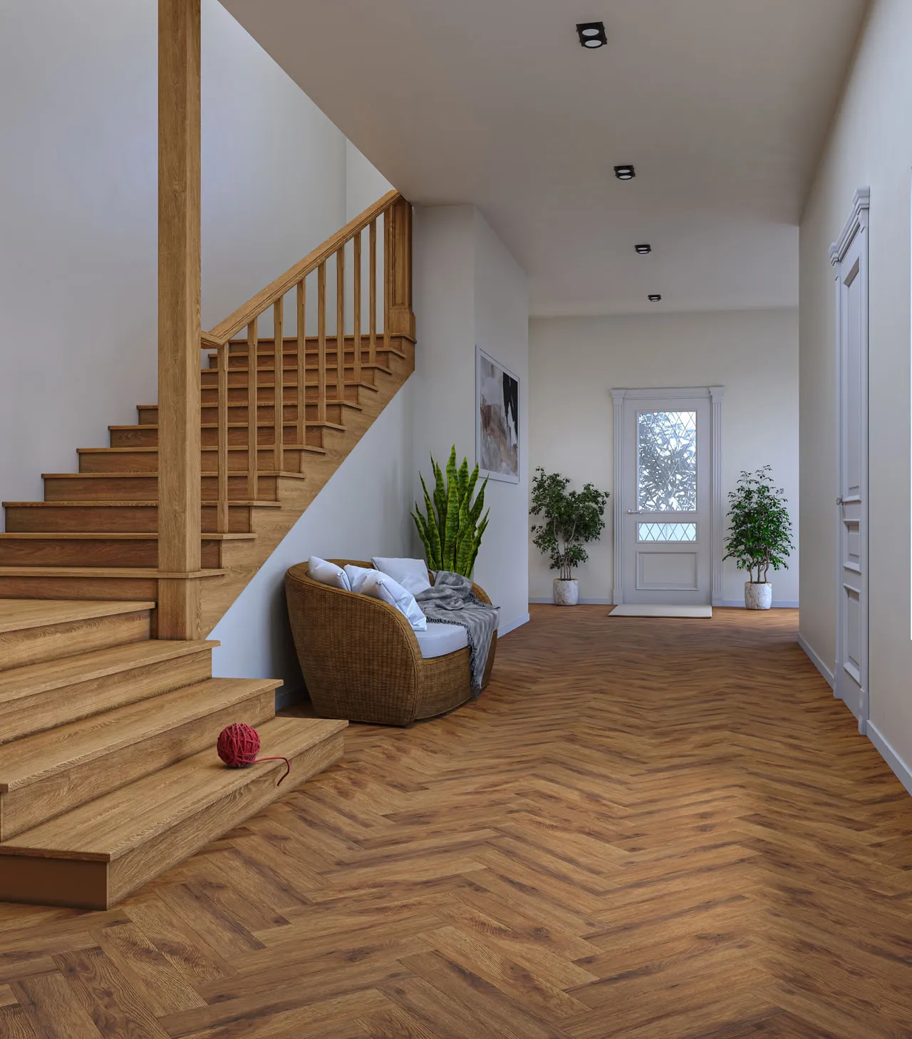 Ламинат My Step Herringbone Zala MS3112 венгерская елка 475×95×12 фото в интерьере