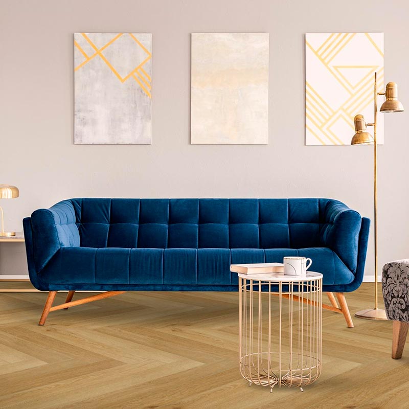 Ламинат My Step Herringbone Noto Oak MS4012 венгерская елка 750×101×12 фото в интерьере