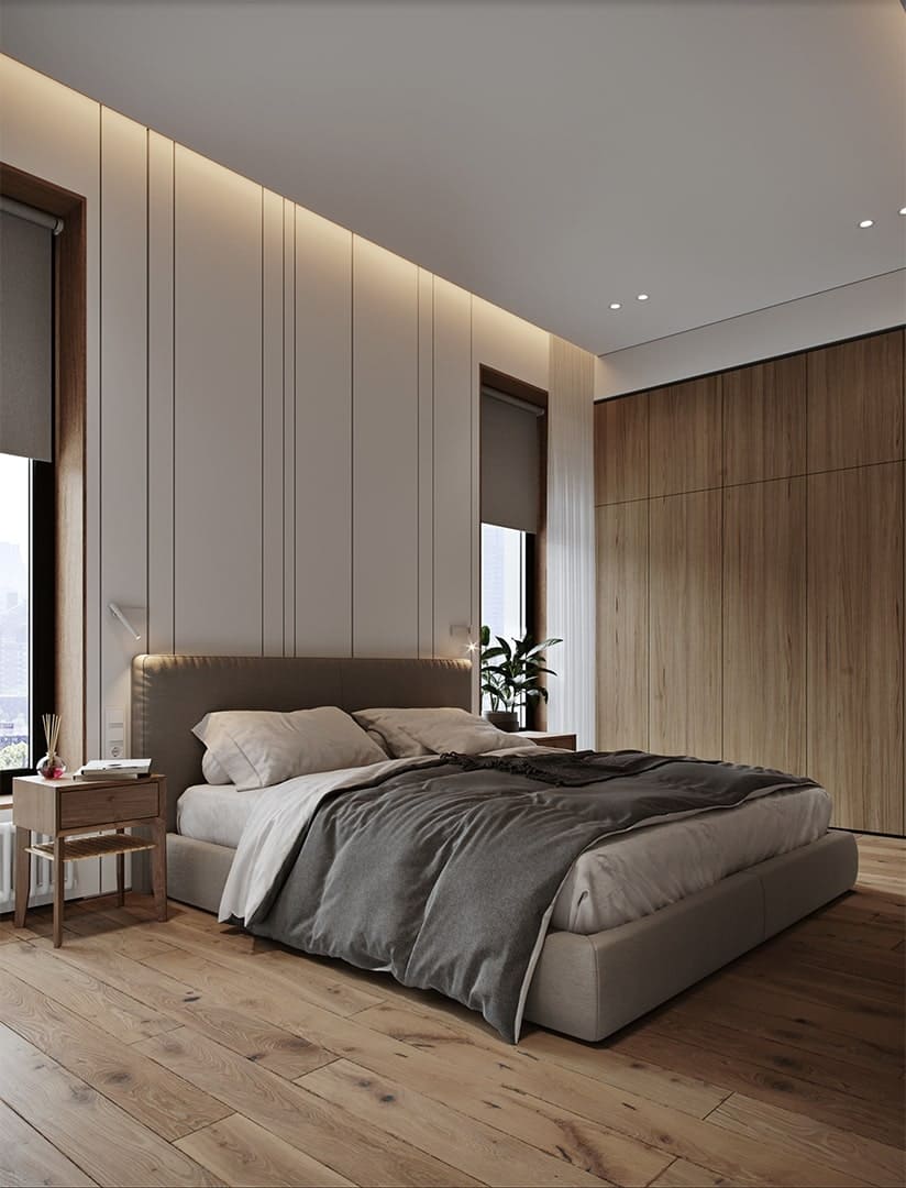 Профиль алюминиевый теневой разделительный Decaro D008A Black черный 3000×10×10 фото в интерьере