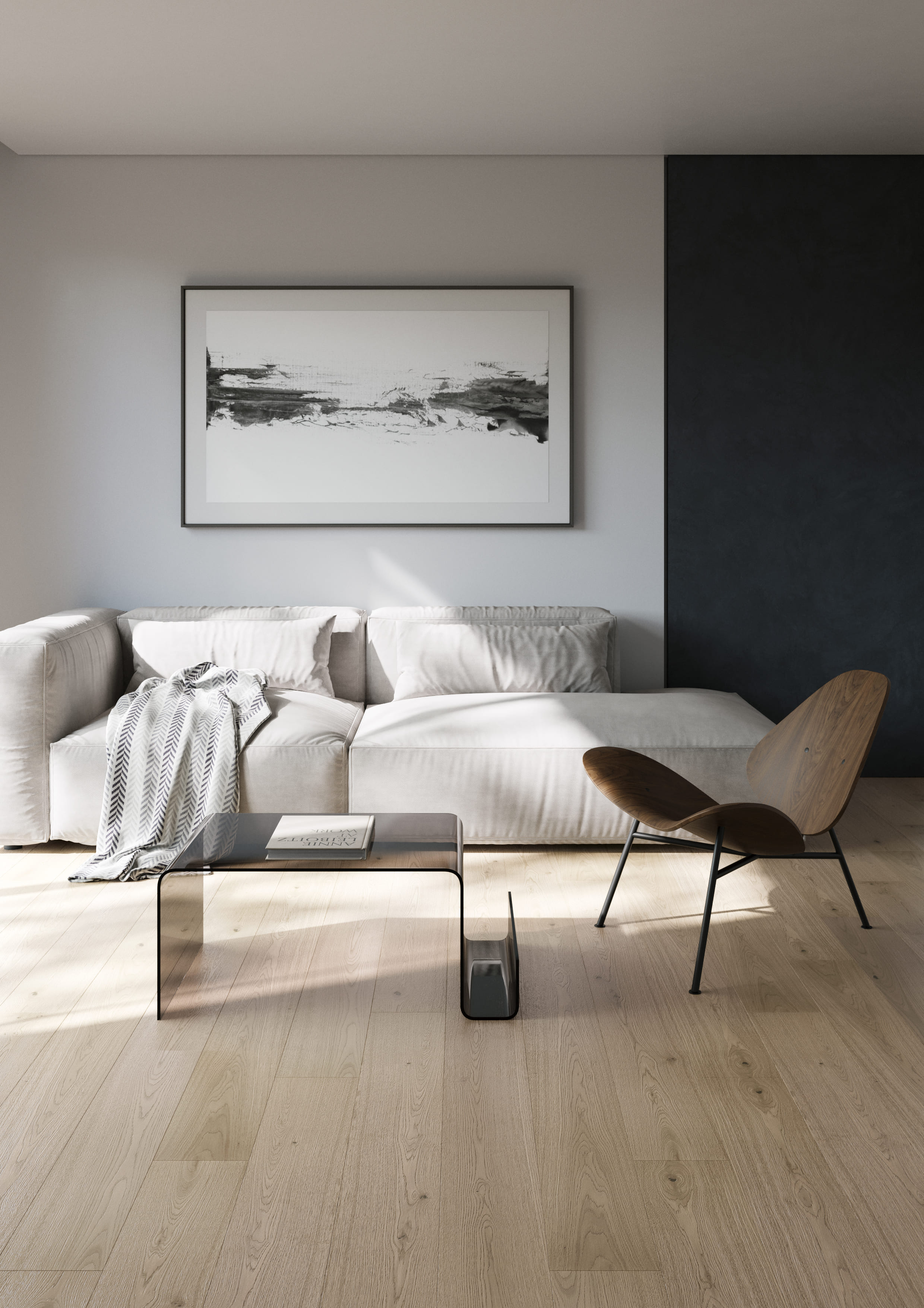 Композитная паркетная доска Quartz Parquet Престиж Дуб Пряная Ваниль 1258-05 ABCD 700-1900×190×7 фото в интерьере