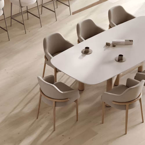 Композитная паркетная доска Quartz Parquet Престиж Дуб Маскарпоне 1258-06 ABCD 700-1900×190×7