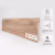 Плинтус МДФ ламинированный TeckWood Дуб Крафт 2000×75×16