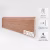 Плинтус МДФ ламинированный TeckWood Дуб Виски 2150×75×16