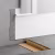 Плинтус алюминиевый скрытый с подсветкой Modern Decor RAL 9003 Белый 87-88-96 2500×104,6×13,8