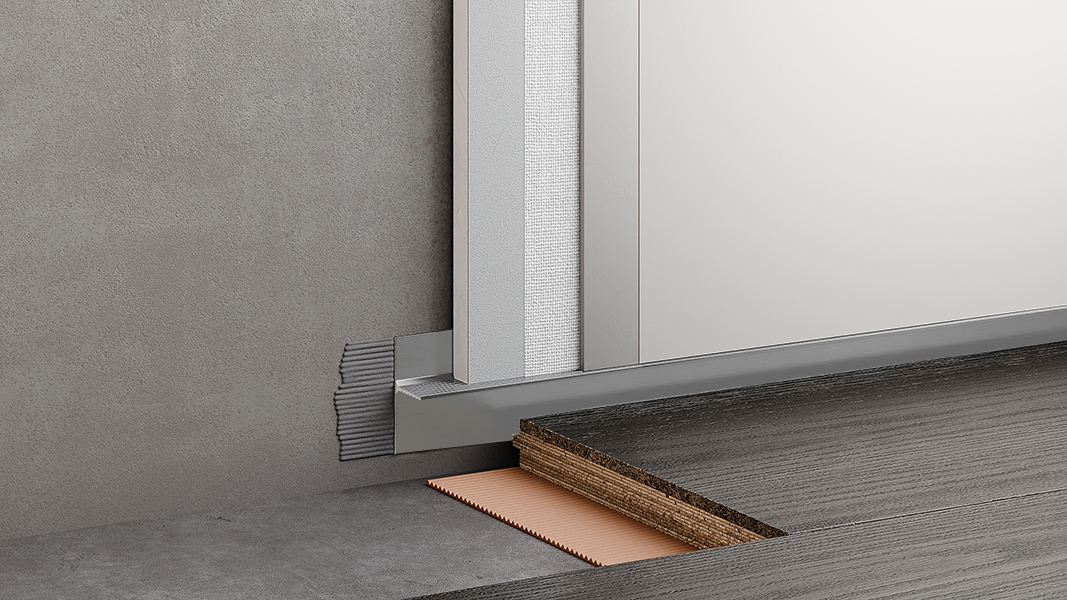 Плинтус алюминиевый теневой Modern Decor Серебристый 67-55-49 2500×36,5×16