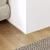 Микроплинтус алюминиевый Modern Decor RAL 9001 Кремово-белый 28-35-47 2500×6×11