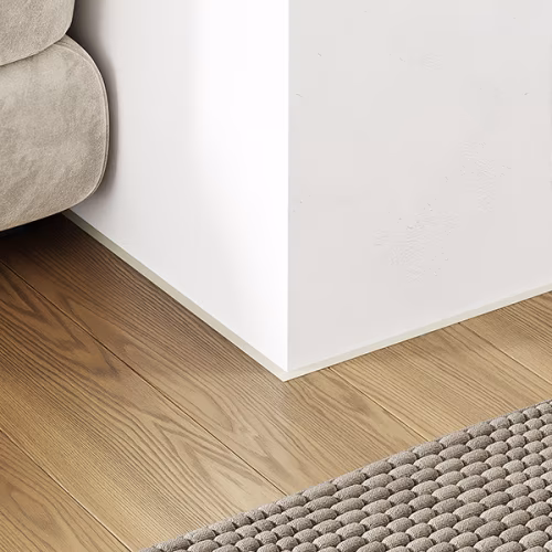 Микроплинтус алюминиевый Modern Decor RAL 9001 Кремово-белый 28-35-47 2500×6×11