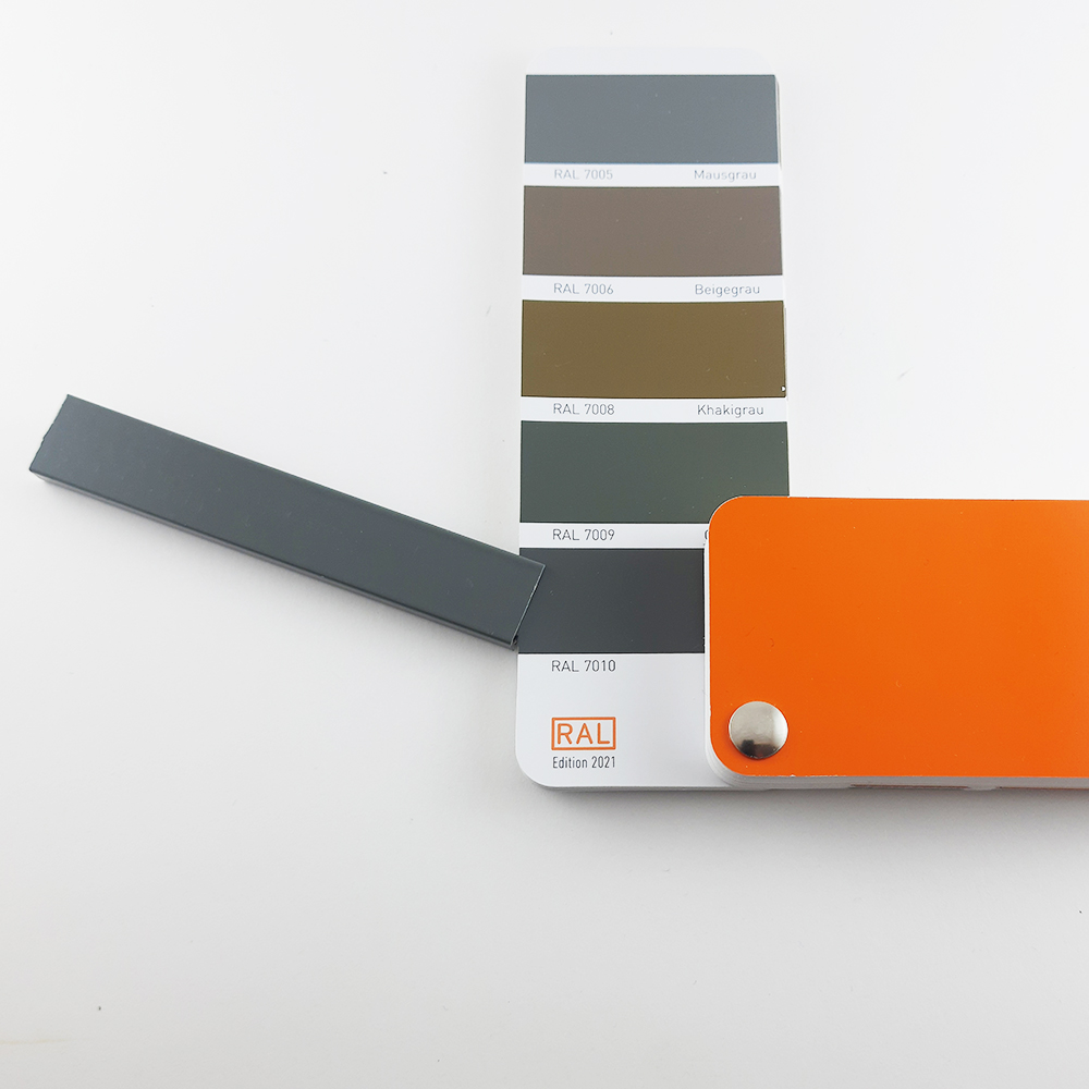 Микроплинтус алюминиевый Modern Decor RAL 7010 Брезентово-серый 66-02-78 2500×6×11