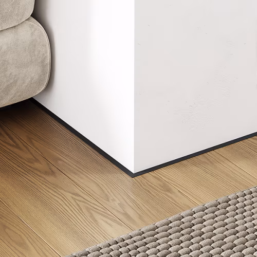 Микроплинтус алюминиевый Modern Decor RAL 7021 Черно-серый 69-31-67 2500×6×11