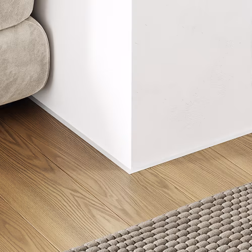 Микроплинтус алюминиевый Modern Decor RAL 9016 Белый муар 71-58-09 2500×6×11