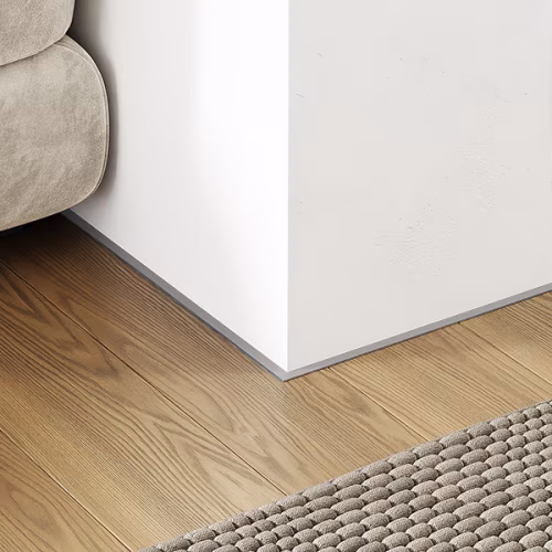 Микроплинтус алюминиевый Modern Decor Серебро 16-65-72 2500×6×11