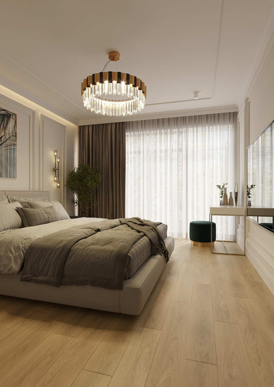 Кварцвиниловый SPC ламинат AlixFloor Natural Line Дуб Натуральный ALX1562-13 1220×183×5 фото в интерьере