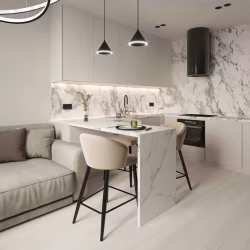 Кварцвиниловый SPC ламинат AlixFloor City Line Дуб Светло-серый ALX1560-4 1220×183×5