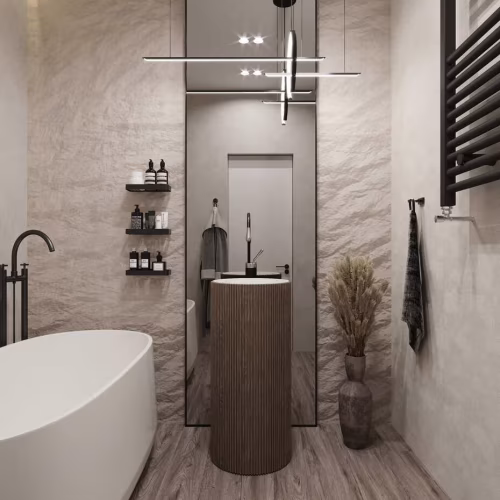 Кварцвиниловый SPC ламинат AlixFloor City Line Дуб Бергамо Серый ALX1071-3 1220×183×5