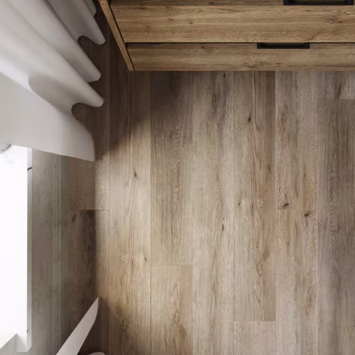 Кварцвиниловый SPC ламинат AlixFloor City Line Дуб Вельвет Коричневый ALX1034-1 1220×183×5