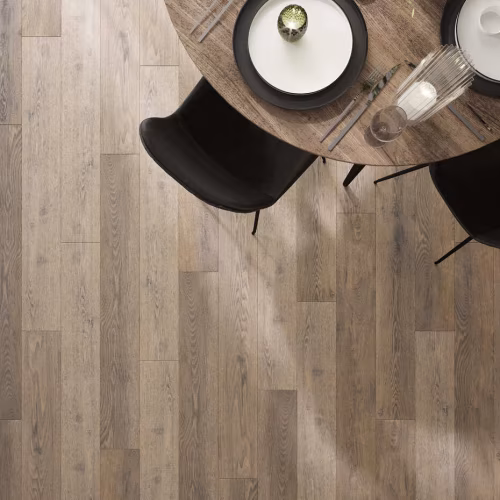 Кварцвиниловый SPC ламинат AlixFloor City Line Дуб Дымчатый Темный ALX3020-4 1220×183×5