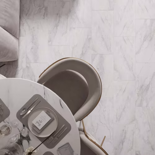 Кварцвиниловый SPC ламинат AlixFloor Stone Line Мрамор Натуральный ALX6309-1 610×305×4