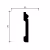 Плинтус под покраску гибкий Decor-Dizayn DD005-E 2000×79×13