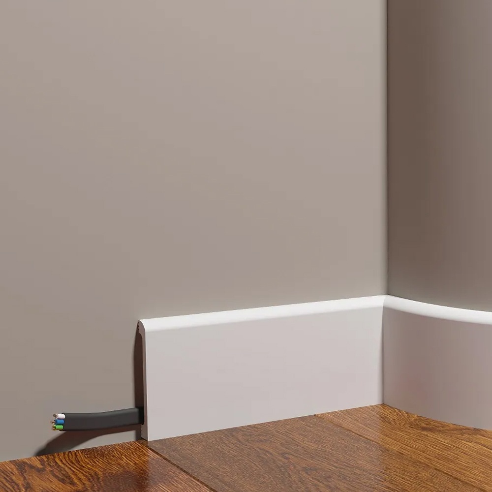 Плинтус под покраску гибкий Decor-Dizayn DD706-E 2000×80×13