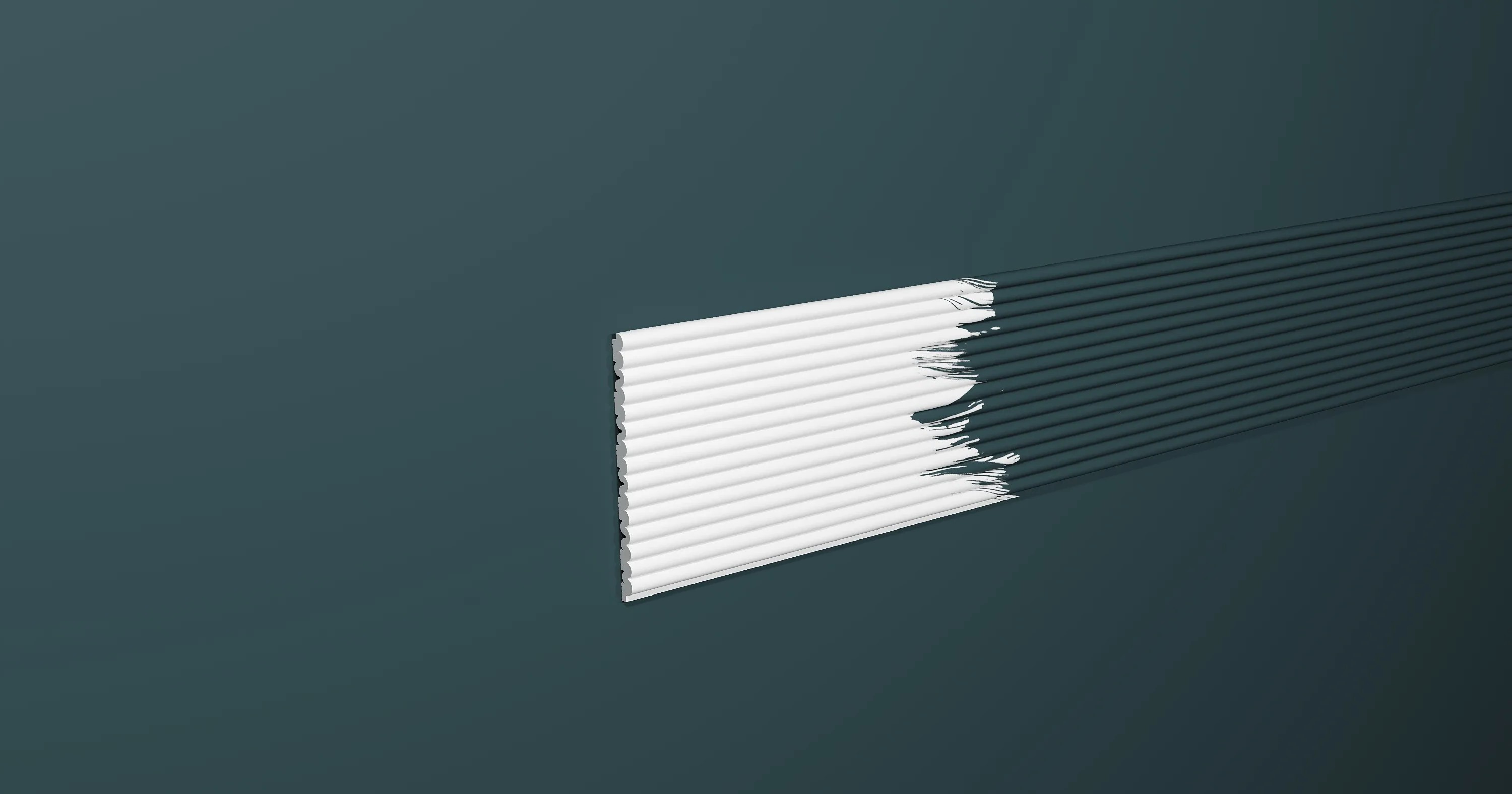 Стеновая панель под покраску Decor-Dizayn DD933 3000×150×9,7