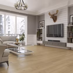 Кварцвиниловая плитка Alpine Floor клеевая Easy Line Дуб Марципановый ЕСО 3-37 1219,2×184,15×3