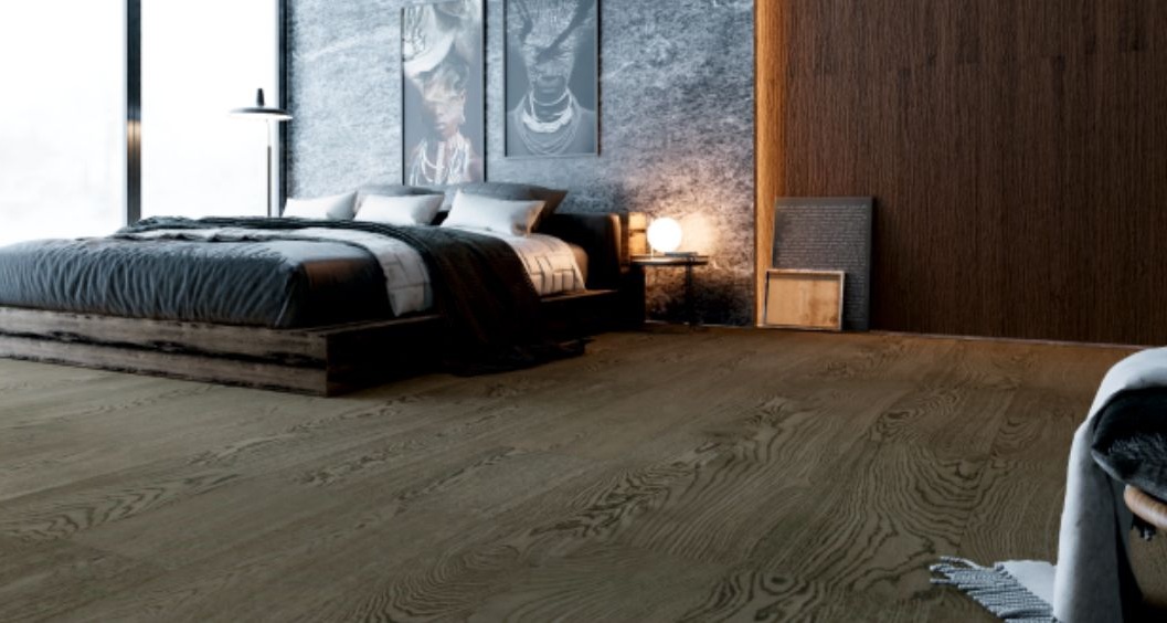 Паркетная доска Дрим Дуб Занзибар 101112396KU11111 кантри 2000×138×14 фото в интерьере