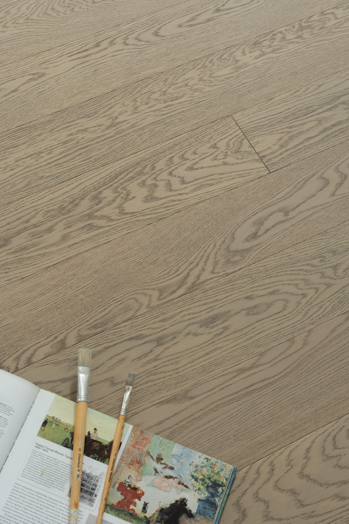 Паркетная доска Дрим Дуб Корсика 101107406KU10111 микс натур 1800×138×14 фото в интерьере