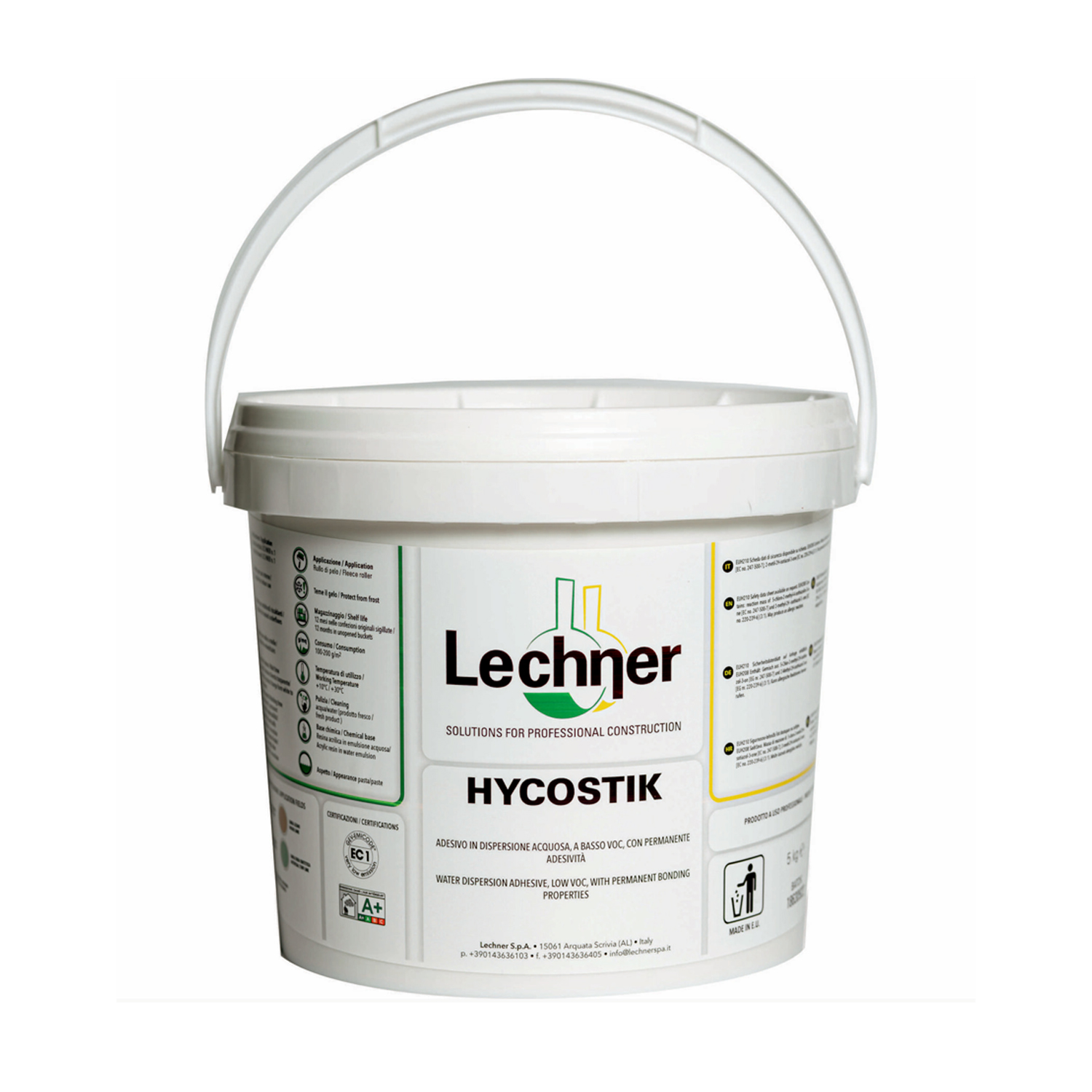 Клей для винилового пола Lechner Hycostik акриловый 5 кг