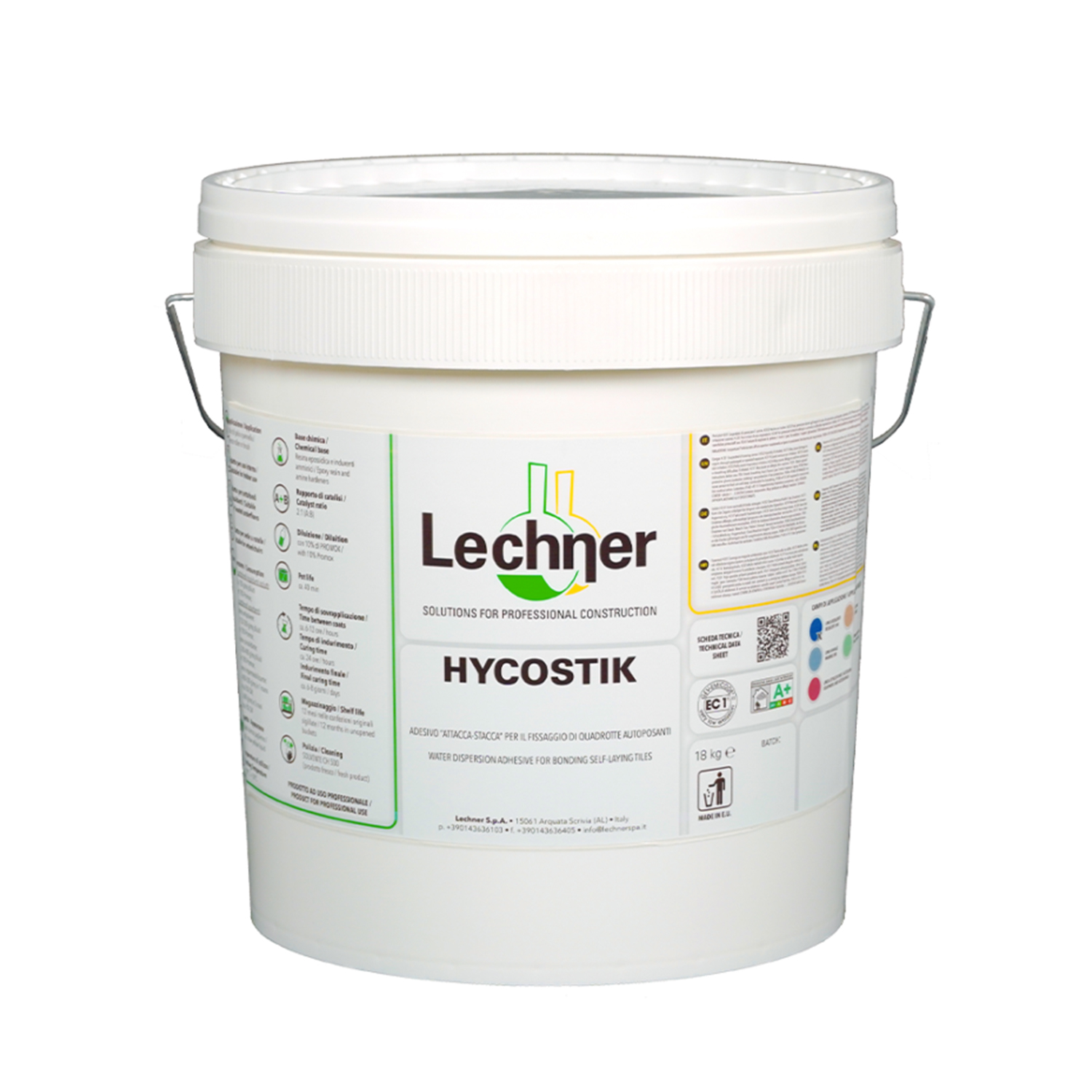 Клей для винилового пола Lechner Hycostik акриловый 18 кг