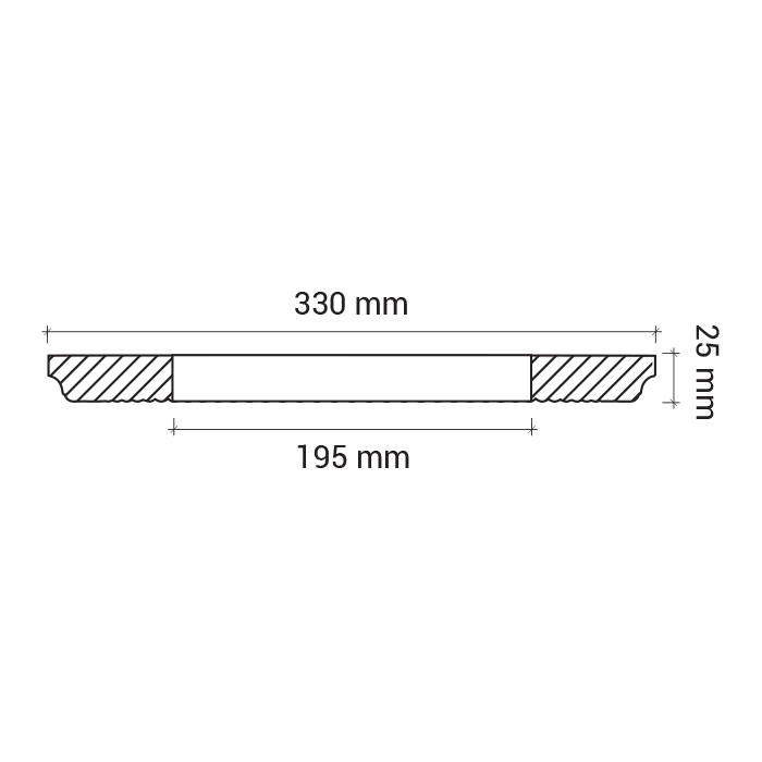 Потолочная розетка под покраску Европласт 1.56.006 33 см