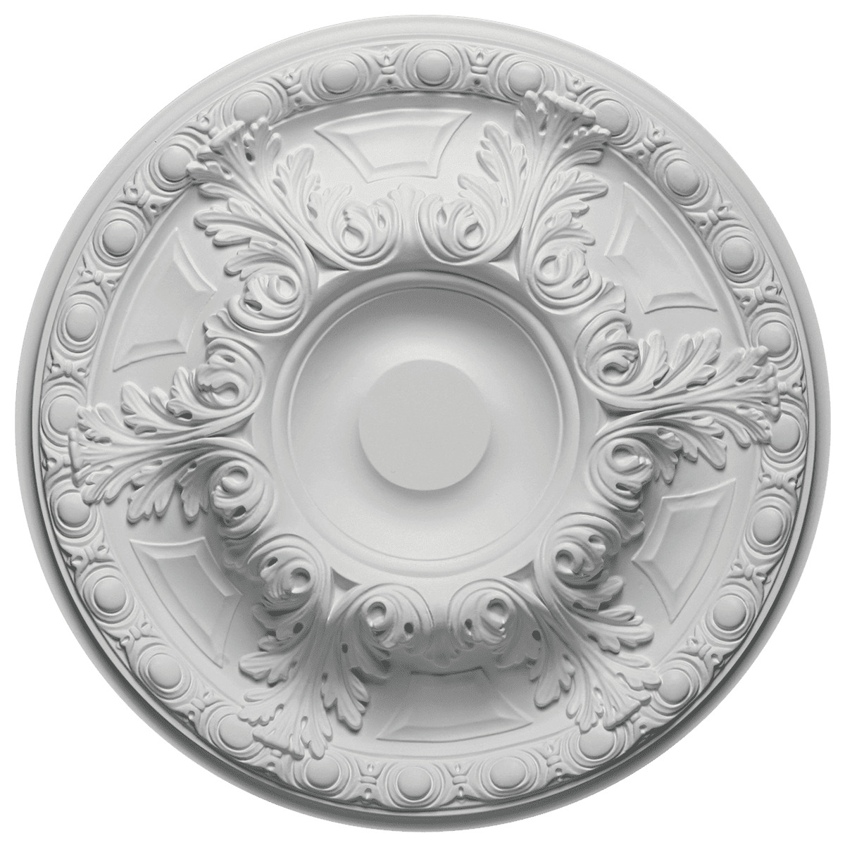 Потолочная розетка под покраску Европласт 1.56.021 48,7 см