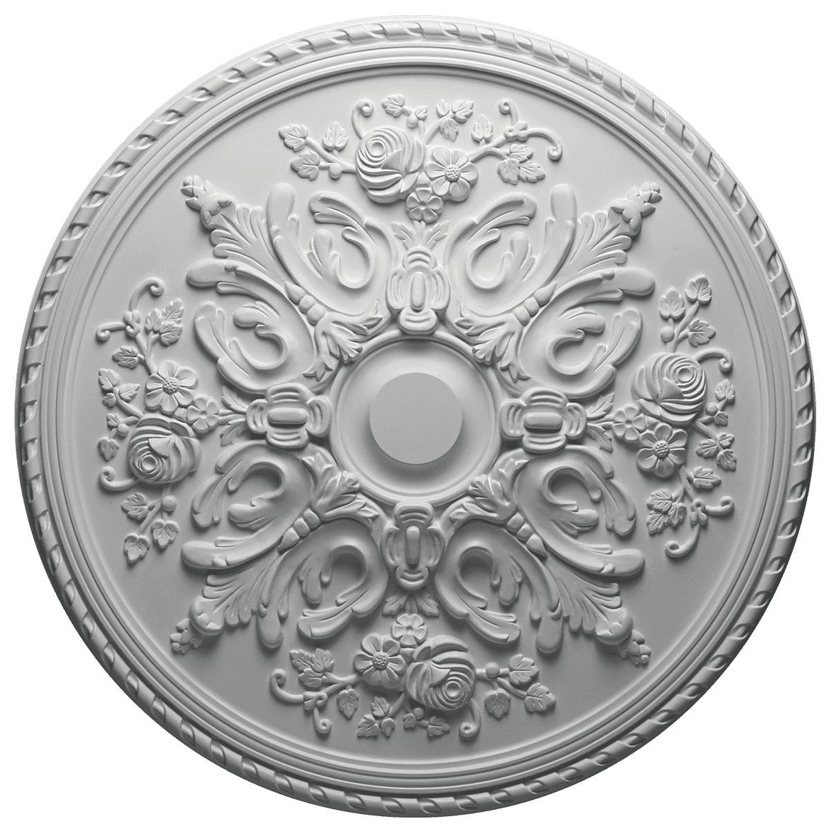 Потолочная розетка под покраску Европласт 1.56.025 81,9 см