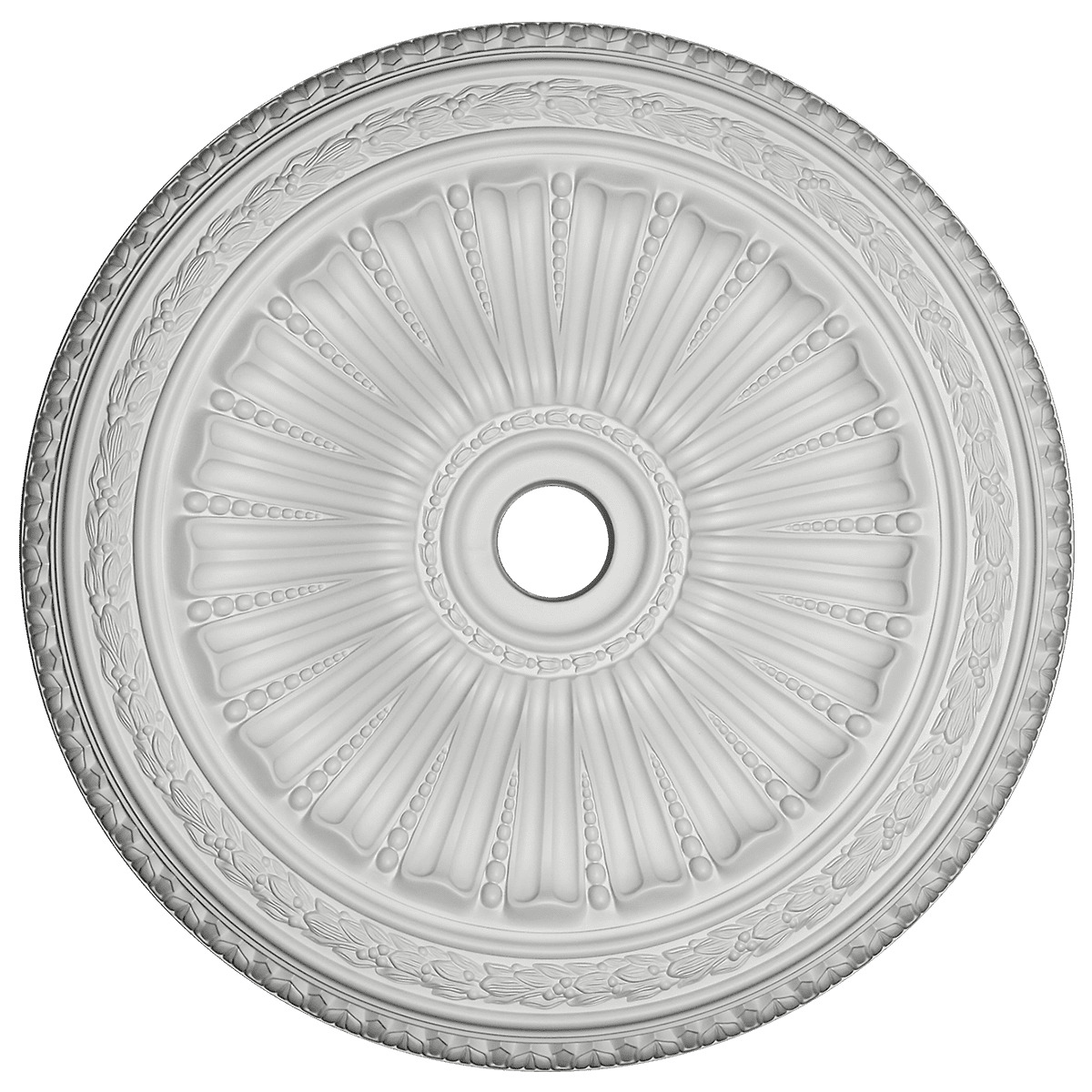 Потолочная розетка под покраску Европласт 1.56.036 88,6 см