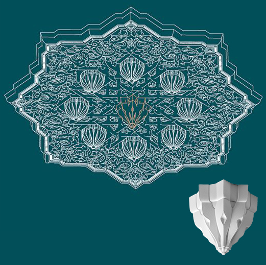 Потолочная розетка под покраску Европласт 1.56.503 91,2 см