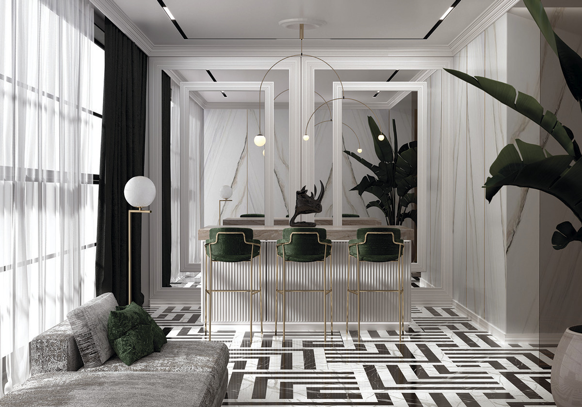 Потолочная розетка под покраску Европласт 1.56.702 47,8 см фото в интерьере