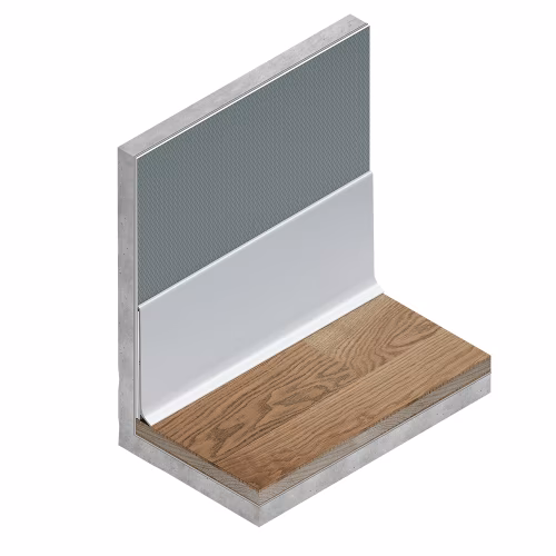 Плинтус алюминиевый Neexy Черный муар AKBD40-SBL 2500×40×10