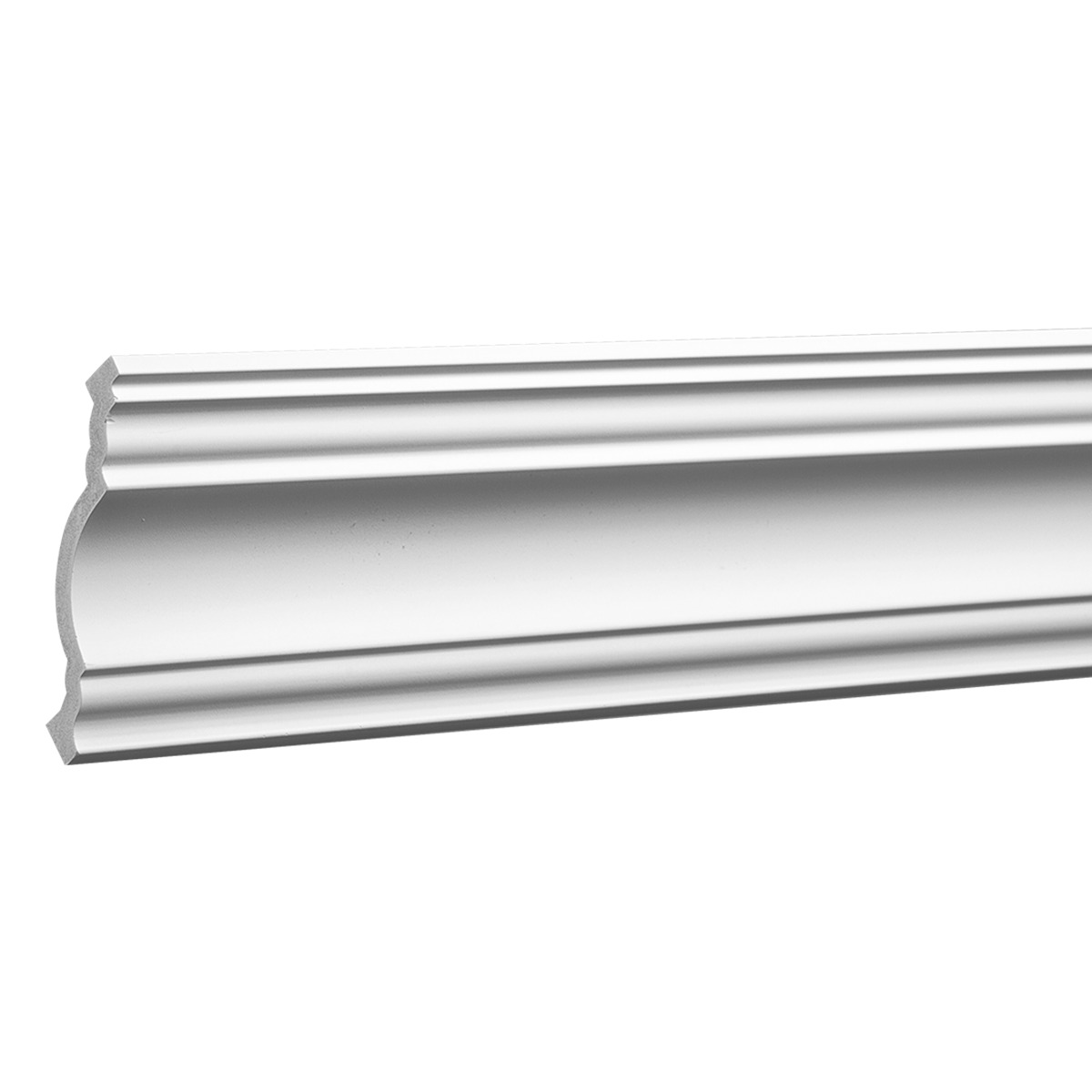 Потолочный плинтус под покраску Европласт 6.50.113 2000×80×85